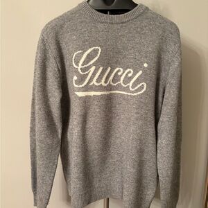 Gucci Men's Gray Crewneck Sweater